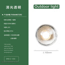 Axyaa Crystal Outdoor Wall Lamp - Waterproof Stair Aisle Light