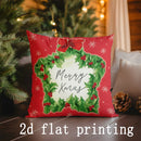 Axyaa Christmas-themed Pillow Covers for Sofa Bed Car Home Decor