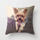 Axyaa Cute Dog Print Pillow Case for Bedroom Sofa Car Decor