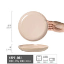 Axyaa Ceramic Vegetable Plates for Japanese and Western Dining with Minor Flaws
