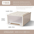 Axyaa Closet Organizer Storage Bins with Lid: Desktop Box for Clothes, Socks, Underwear