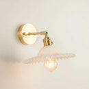 Axyaa Green Glass LED Wall Light - Nordic Modern Bedroom Living Room Lamp