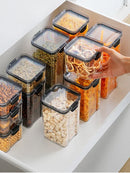 Axya Stackable Sealed Jar Set for Kitchen Organization and Food Storage