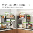 Axyaa Microwave Sliding Shelf with Pull Out Rack for Home Kitchen Organization