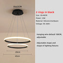 Axyaa Clover Chandelier: Nordic Modern Dining Table Pendant Lights for Home Decor & Living Room