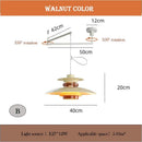 Axyaa Retro Saucer Pendant Lamp for Dining Room & Bar Counter