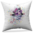 Axyaa Animal Print Pillowcase in Peach Skin Fabric - Modern Simple Cartoon Design