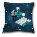 Axyaa Teal Blue Astronaut Pillowcase - Sea World Theme Sofa Cover