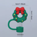 Axyaa 10mm Straw Cap Set for Stanley Tumbler Cup - 6pcs, Thermal Insulation, Christmas Gift