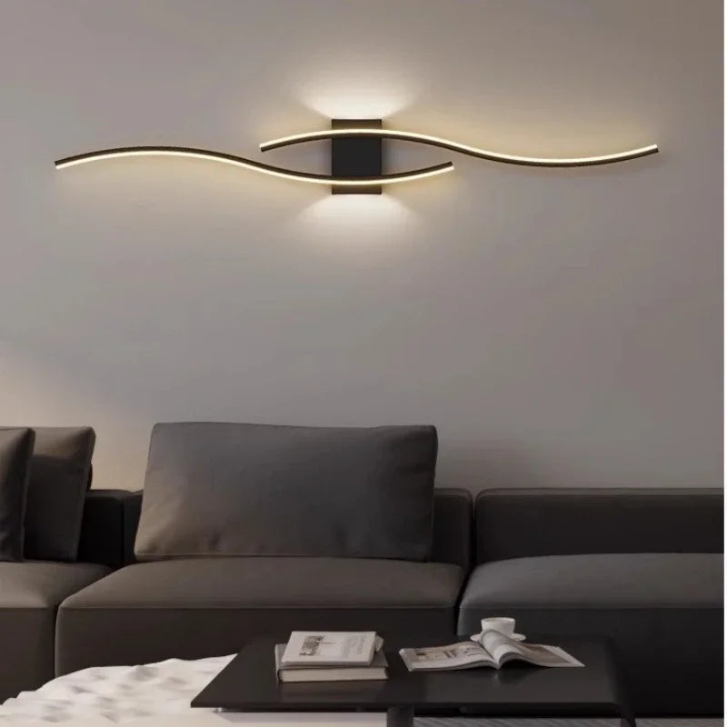 Axyaa Nordic LED Wall Lamp: Modern Home Lighting Fixture for Living Room, Bedroom, Kitchen