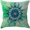 Axyaa Boho Floral & Mandala Pillow Covers - Stylish Cushion Cover for Sofa and Bedroom