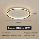 Axyaa LED Ceiling Lamp Dimmable Iron Living Room Bedroom Lighting Luminaire