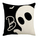Axyaa Halloween Pumpkin Print Pillow Cover 45x45 - Festive Home Decor & Holiday Gift