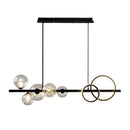 Axyaa Glass Bubble Chandelier: Nordic Minimalist Magic Bean Design