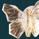 Axyaa LED Butterfly Background Wall Lamp - Modern Acrylic Iron Sconce Light