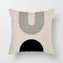 Axyaa Abstract Pattern Cushion Cover - 45*45cm Polyester Pillowcase