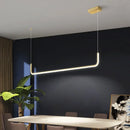 Axyaa Dimmable LED Ceiling Chandelier for Dining Room Kitchen, Minimalist Pendant Lamps