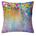 Axyaa Colorful Flower Abstract Pattern Throw Pillow Cover for Sofa, Bedroom, Car