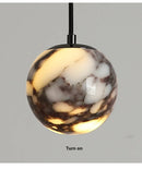 Axyaa Marble Small Pendant Light for Living Room, Bedroom, Study & Dining Room