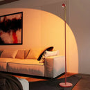 Axyaa Red Tall Cob Floor Lamp - Adjustable Height & Angle for Eye Protection