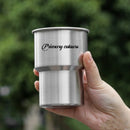 Axyaa Stainless Steel Beer Mug 300ml Camping Coffee Cup Custom Logo