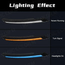 Axyaa LED DRL Eyebrow Lights for Honda Civic 2016-2020 Dynamic Signal 3 Colors
