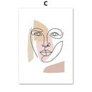 Nordic Kiss Love Wall Art Prints by Axyaa for Home Decor