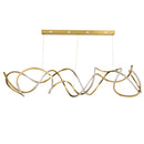 Modern Stainless Steel Nordic Chandelier by Axyaa - LED Dining Room Pendant Lighting