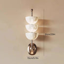Axyaa Marble Wall Lamp Pure Copper Designer Art Wall Light