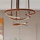 Axyaa LED Pendant Light Chandeliers for Modern Living Room and Dining Room