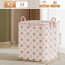 Axyaa Foldable Closet Organizer Bag with Handle for Clothes, Blankets, and Pillows