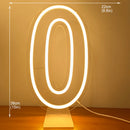 Axyaa Neon Party Sign 38cm Birthday Lights USB Powered with Dimmable Base