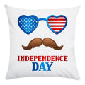 Axyaa American Flag Print Pillow Cover for Home Decor