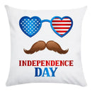 Axyaa American Flag Print Pillow Cover for Home Decor