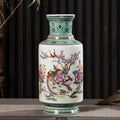 Axyaa Modern Chinese Jingdezhen Ceramic Powder Color Vase Arrow Tube