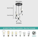 Axyaa Modern E27 Pendant Light for Bedroom, Dining Room, Kitchen, Staircase & Foyer