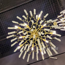 Axyaa Luxe Nano Electroplating Crystal Tassel Chandelier LED Lamp