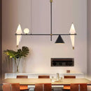 Axyaa Bird Decor LED Chandelier for Living Room, Bar, Restaurant - Minimalist Metal Pendant Lamp