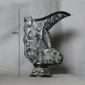 Axyaa Antique Bronze Decor Cow Rabbit Peacock Dragon Phoenix Vase Statues & Cups