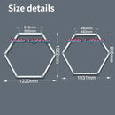 Axyaa Honeycomb LED Ceiling Light: Perfect for Barbershop & Garage