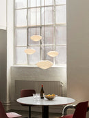 Axyaa Glass Kitchen Island Pendant Chandelier for Dining Table