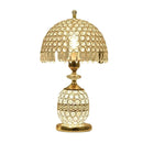 Axyaa Crystal Desk Lamp: Modern Minimalist Crystal Table Lamp for Bedroom or Living Room