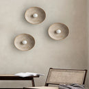 Axyaa Retro Round Wall Light - 7W Vintage Creative Indoor Resin Lamp