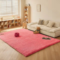 Axyaa Soft Lamb Wool Kids Bedroom Carpet Plush Fluffy Mat for Home Decoration
