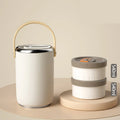 Axyaa Stainless Steel Thermal Bentos Lunch Box - Vacuum Insulated for Outdoor & Office