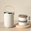 Axyaa Stainless Steel Thermal Bentos Lunch Box - Vacuum Insulated for Outdoor & Office