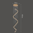 Axyaa Crystal Glass Ball Chandelier for Home Decor