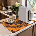 Axyaa Halloween Bat Kitchen Dish Mat Axyaa Halloween Bat Kitchen Dish Mat