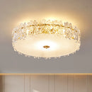 Axyaa Maple Leaf Crystal Glass Ceiling Chandelier for Luxury Living Room Bedrooms