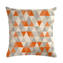 Axyaa Diamond Geometry Pillow Cover - Geometric Print Cushion Case 45x45cm